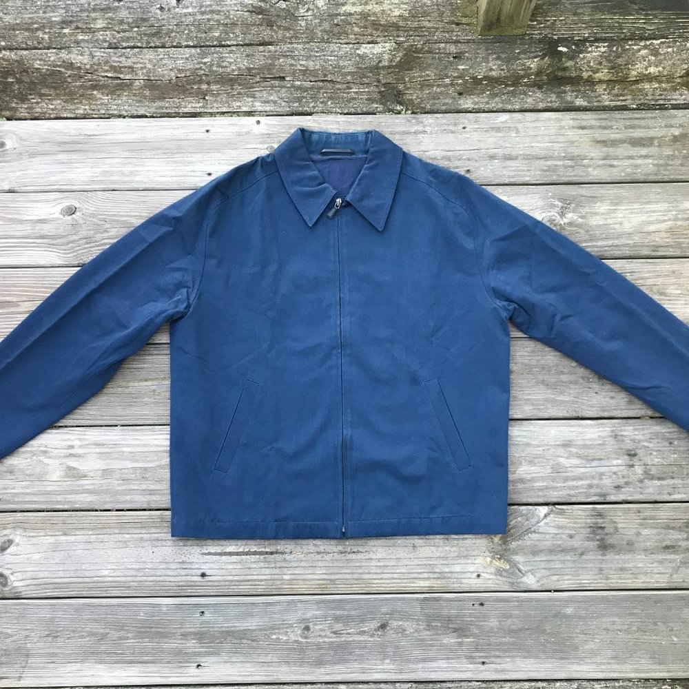 Dunhill Men Jacket Coat Blue Size LL ( Fit L ) - Picture 2 of 9